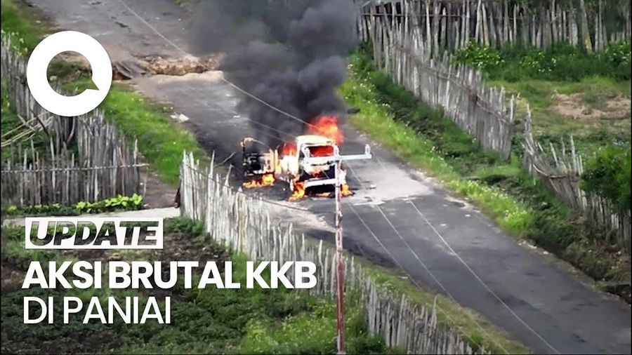 Sadis, KKB Tembak dan Bakar Jasad Sopir Angkot di Paniai