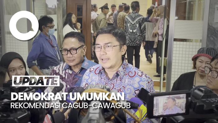 AHY Umumkan Rekomendasi Cagub-Cawagub Demokrat Malam Ini