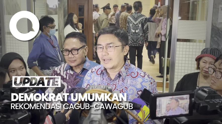AHY Umumkan Rekomendasi Cagub-Cawagub Demokrat Malam Ini