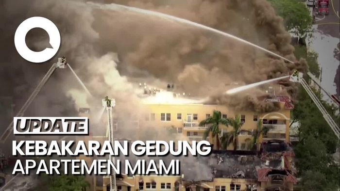 Gedung Apartemen di Miami Terbakar, 1 Orang Ditemukan Tertembak