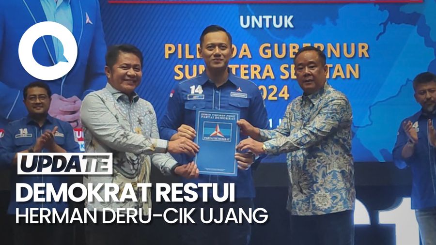 Demokrat Dukung Herman Deru-Cik Ujang Maju di Pilgub Sumsel 2024