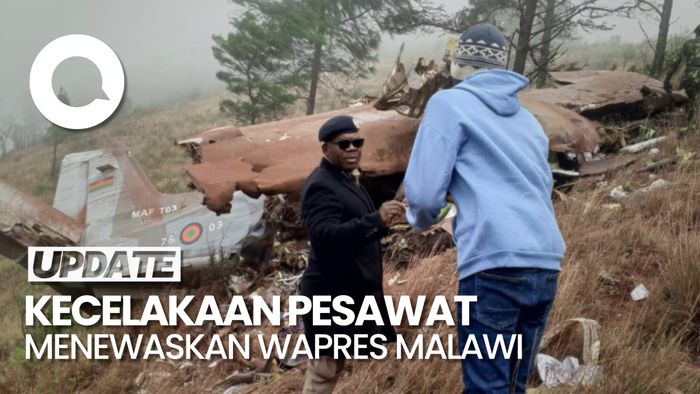 Wapres Malawi Dipastikan Tewas Dalam Kecelakaan Pesawat