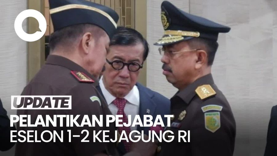 Jaksa Agung Lantik Asep Nana Jadi Jampidum, Harli Siregar Kapuspenkum