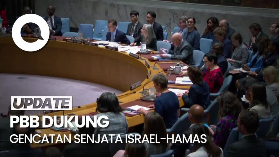 Tok! DK PBB Setujui Resolusi Gencatan Senjata Israel-Hamas Versi AS