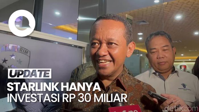 Bahlil Blak-blakan soal Nilai Investasi Starlink di RI
