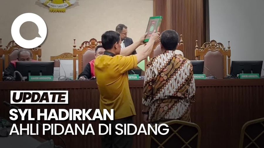 Ahli Pidana Dihadirkan di Sidang Kasus Pemerasan SYL Hari Ini