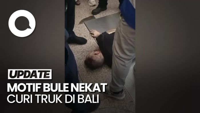 Bule yang Curi Truk dan Ugal-ugalan di Bali Ngaku Kesulitan Dapat Ojol