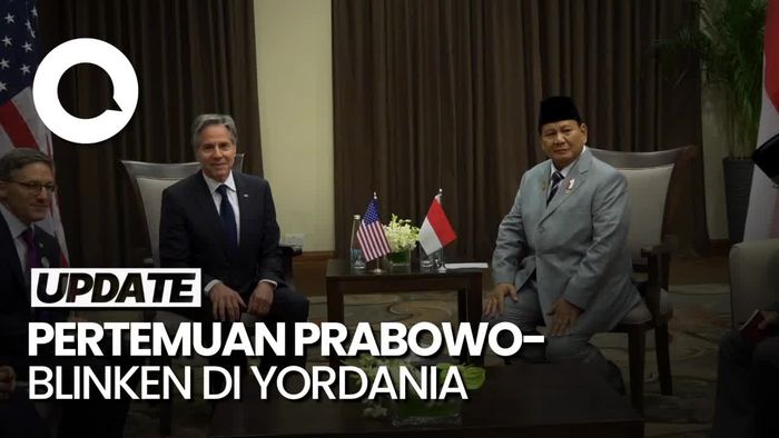 Prabowo Bertemu Menlu AS Antony Blinken di Yordania, Bahas Isu Gaza
