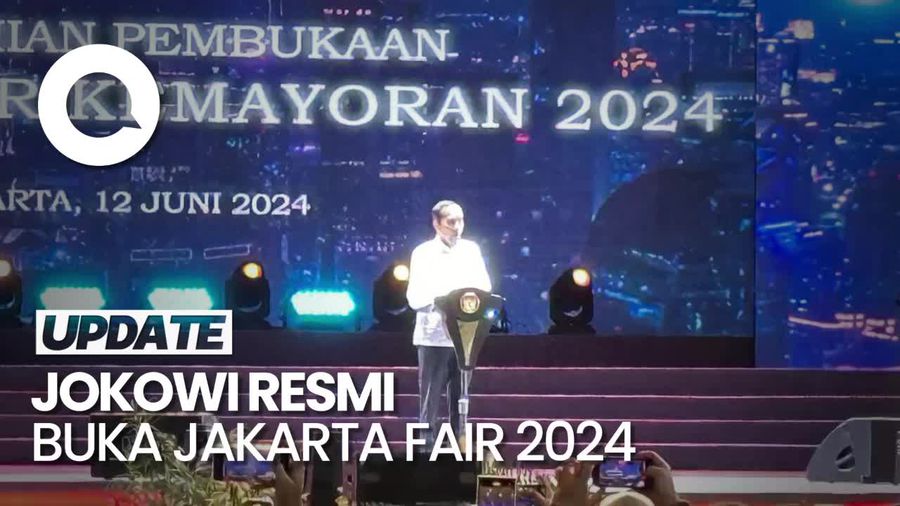 Buka Jakarta Fair 2024, Jokowi: Event yang Sangat Ditunggu Masyarakat