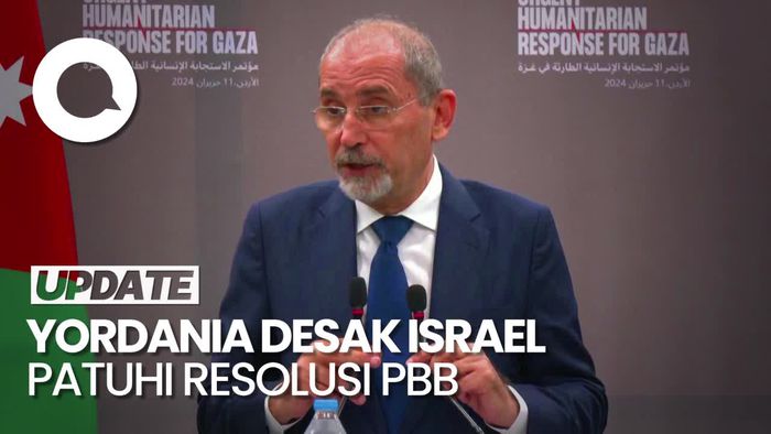 Yordania Desak Israel Patuhi Resolusi PBB: Agresi Itu Kejahatan Perang