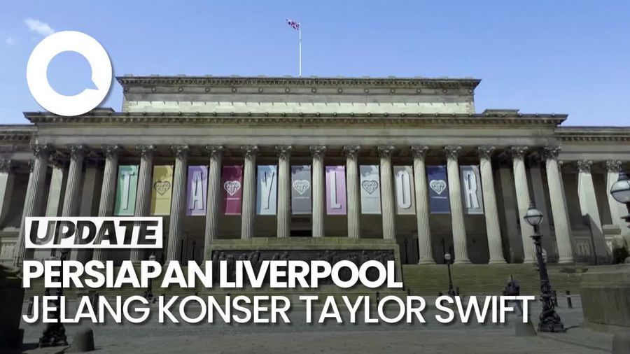Euforia Liverpool Jelang Konser Taylor Swift di Stadion Anfield