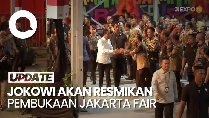 Tiba di JIExpo, Jokowi akan Resmikan Pembukaan Jakarta Fair 2024