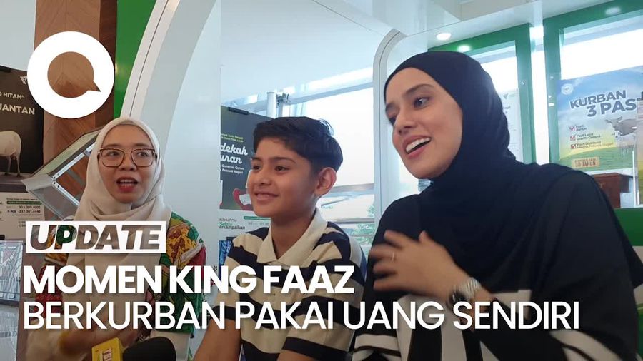 Cerita King Faaz Pertama Kali Berkurban Pakai Uang Sendiri