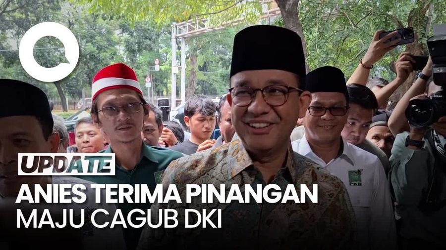 Anies Terima Dukungan PKB DKI Maju Cagub: Bismillah, Kita Berjuang Bersama
