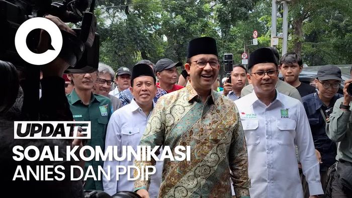 Anies soal Komunikasi dengan PDIP: Tunggu Saja Semuanya Mengalir