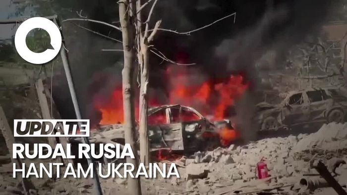 Rudal Rusia Hantam Ukraina Selatan, Sedikitnya 8 Orang Tewas