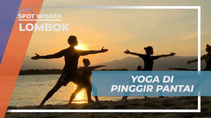 Relaksasi Dengan Yoga di Tepi Pantai Gili Trawangan Lombok