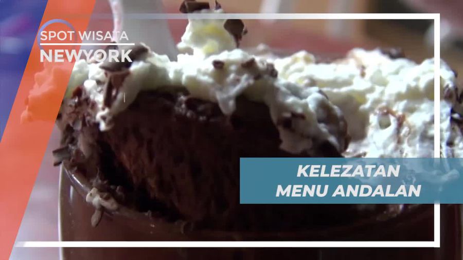 Kelezatan Dark Double Devil Mouse Dengan Whipcream Lembut, New York