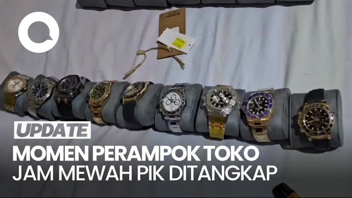 Detik-detik Penangkapan Perampok Toko Jam Mewah di PIK 2