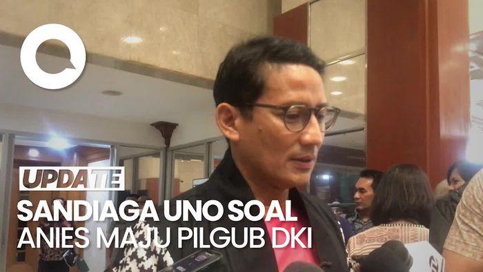 Sandiaga Bicara Keberlanjutan Jika Anies Maju Pilgub Jakarta Lagi
