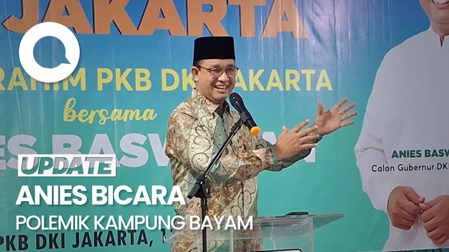 Anies Singgung Polemik Kampung Susun Bayam, Soroti soal Kesetaraan 