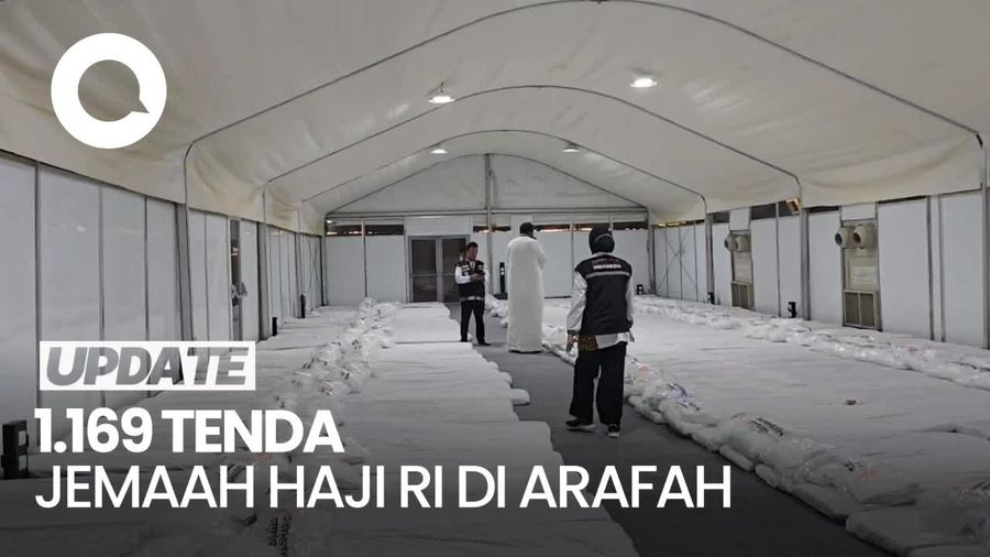 Melihat Persiapan Tenda Jemaah Haji RI Jelang Wukuf di Arafah