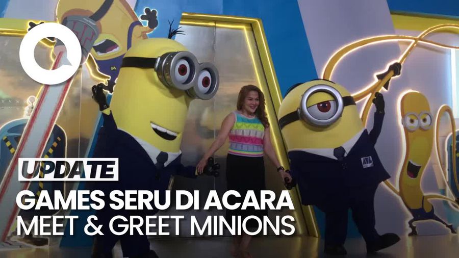 Keseruan Meet & Greet Minions Despicable Me 4 di Kokas