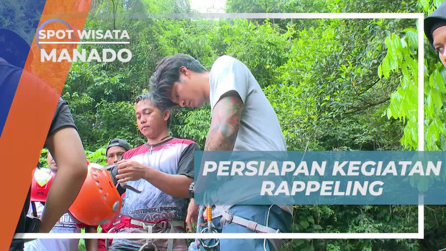 Menjaga Keselamatan Sebelum Melakukan Rappeling Manado