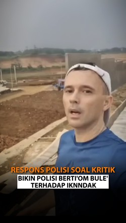 Bule Kritik IKN, Polisi Bertindak