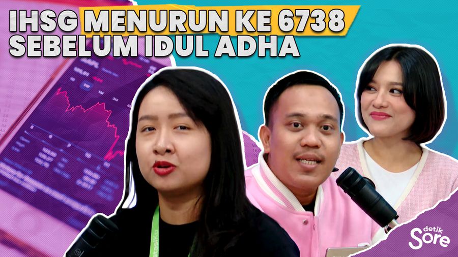 IHSG Menurun ke 6738 Sebelum Idul Adha