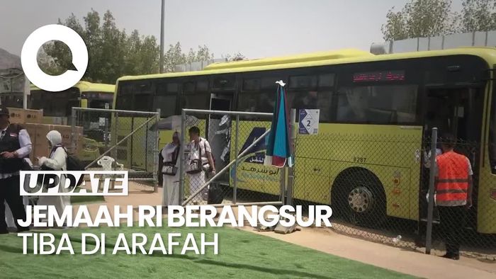 Jemaah Haji RI Mulai Tiba di Arafah, Bersiap Jalani Wukuf
