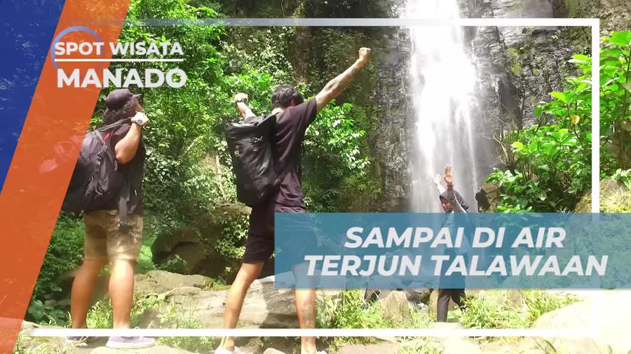 Keindahan Air Terjun Talawaan yang Membuat Takjub Manado