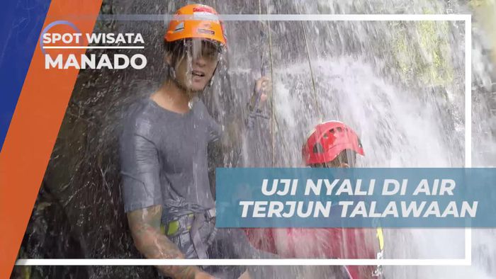 Menguji Adrenalin dengan Cara Tak Biasa di Air Terjun Talawaan Manado