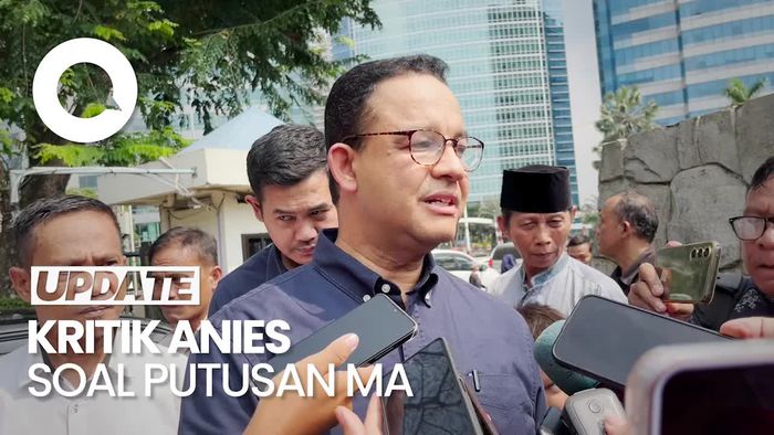 Anies Kritik Putusan MA soal Batas Usia Calon Kepala Daerah