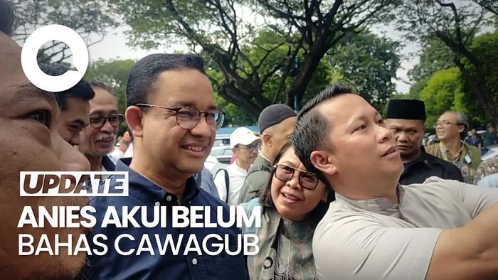 Anies soal PDIP Ingin Kadernya Jadi Cawagub di Pilgub DKI: Belum Dibahas