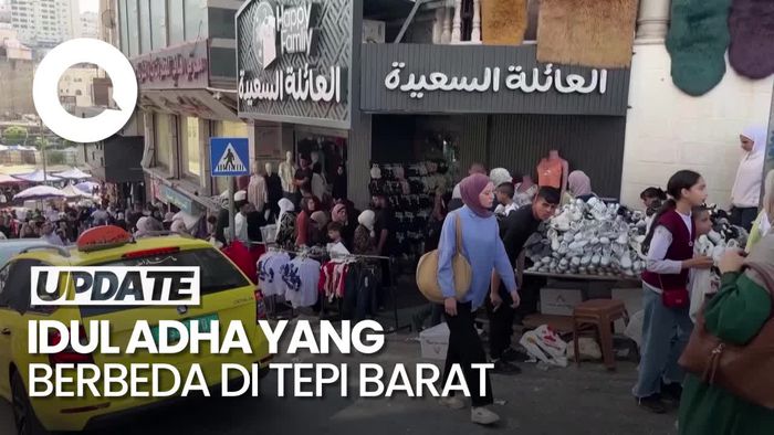 Suasana Berbeda Jelang Idul Adha 2024 di Tepi Barat