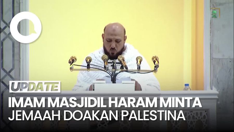 Seruan Imam Masjidil Haram ke Jemaah Haji untuk Doakan Warga Palestina