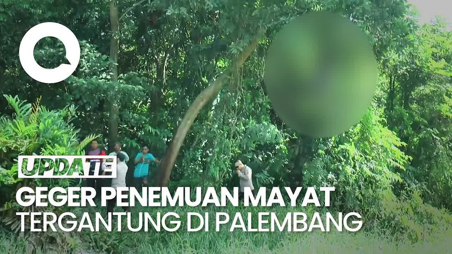 Warga Sako Palembang Dikagetkan Mayat Tergantung di Atas Sungai