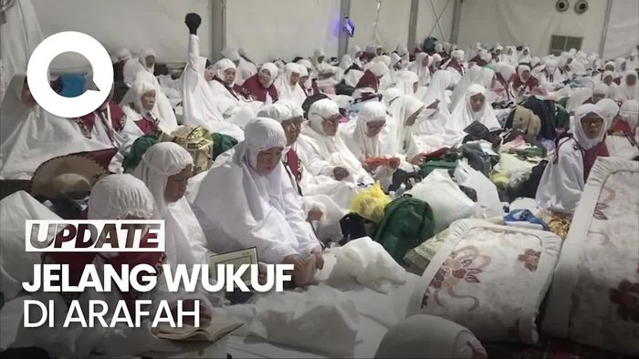 Suasana Jelang Wukuf di Arafah
