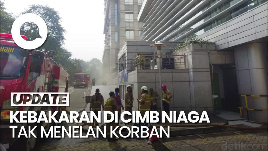 Kebakaran di Graha CIMB Niaga Sudah Padam, Dipastikan Tak Ada Korban