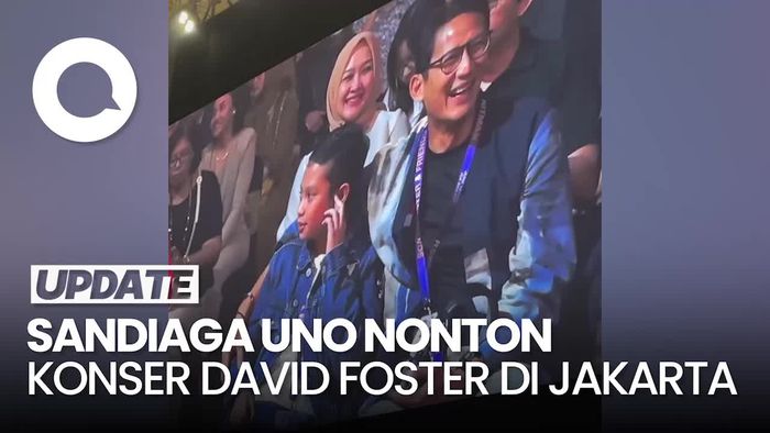 Momen Sandiaga Uno Malam Mingguan di Konser David Foster Jakarta