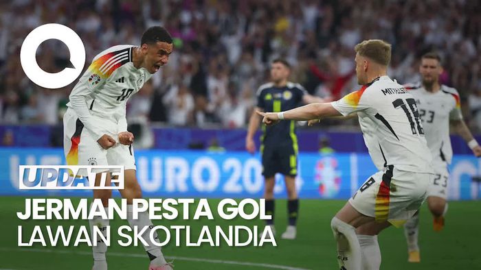 Euro 2024: Jerman Bantai Skotlandia 5-1