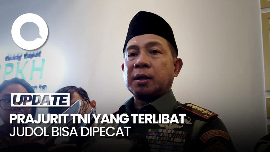 Panglima TNI Tegaskan Prajurit yang Terlibat Judi Online Bisa Dipecat
