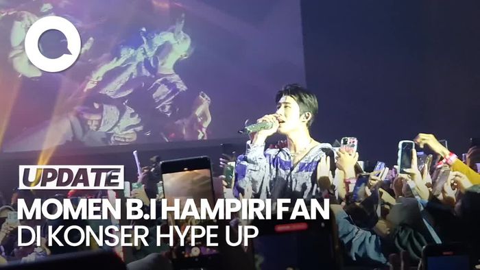 Aksi B.I Blusukan saat Konser HYPE UP 2024 Jakarta
