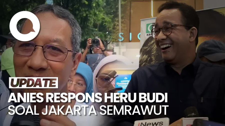 Anies Respons Heru Budi soal Jakarta Semrawut Gegara 5 Tahun Terlupakan