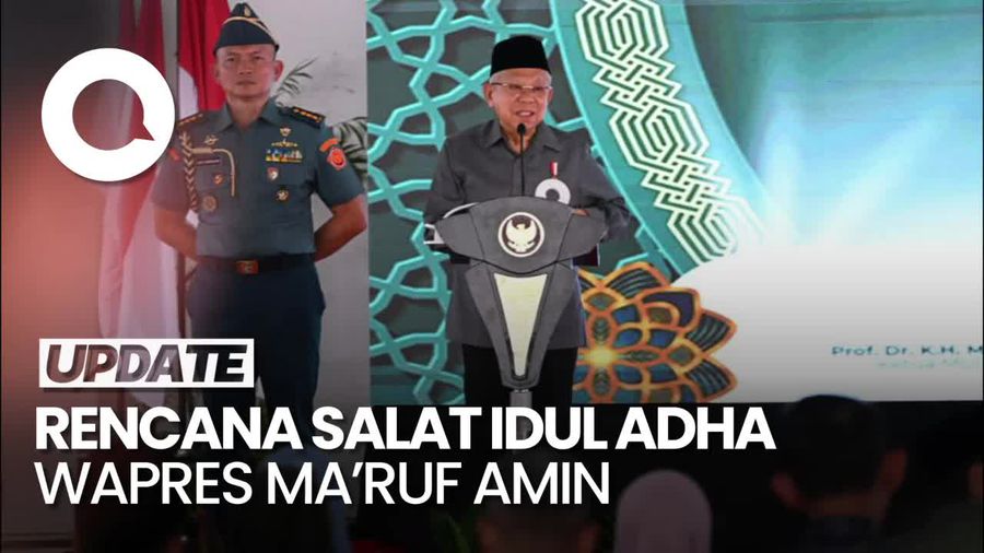 Wapres Maruf Amin Bakal Salat Idul Adha di Masjid Istiqlal