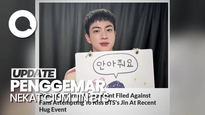 Nekat Cium Jin BTS, Seorang Penggemar Dilaporkan ke Polisi