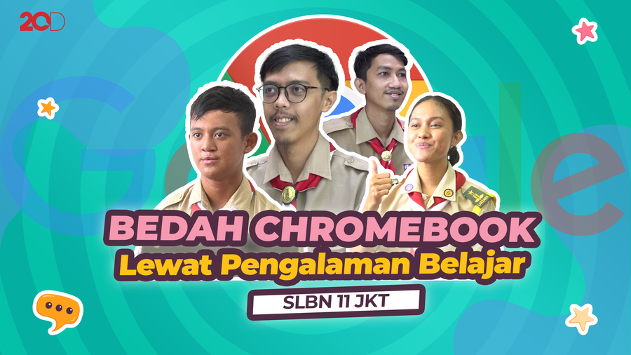 Keseruan Siswa SLB Belajar Lebih Inklusif dengan Chromebook