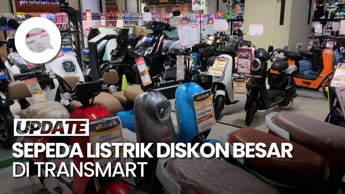 Transmart Full Day Sale, Sepeda Listrik Diskon hingga Rp 2,7 Juta! 