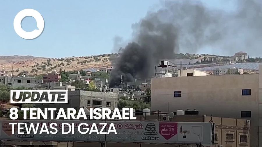 8 Tentara Israel Tewas di Gaza Akibat Mobil Militer Meledak